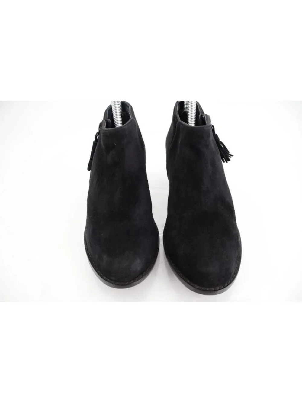 Vionic Women's Serena Boot Size 6.5 Bootie Black Suede Almond Toe Zip Comfy Shoe